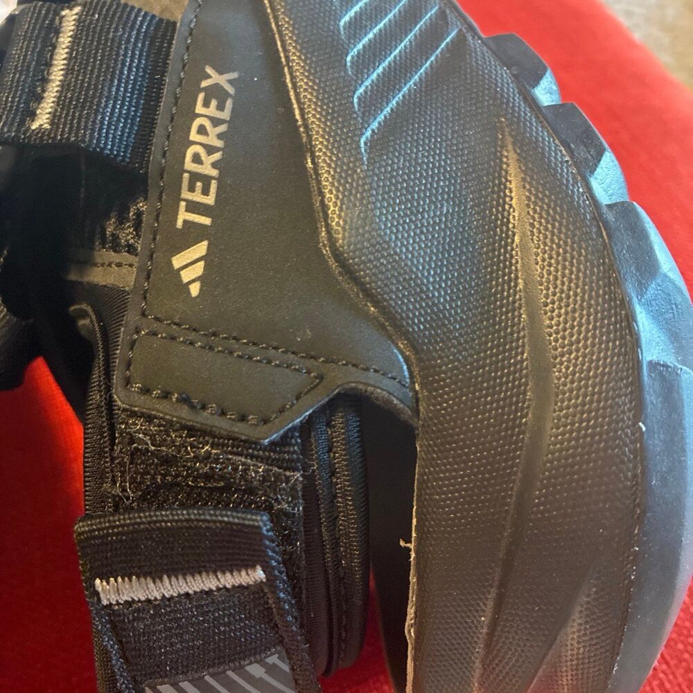 Adidas Terrex Hydroterra AT Sandals Core Black Gray  Men Size 6 - Picture 8 of 9
